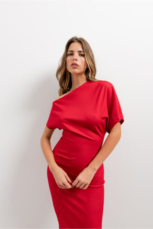 Vestido Midi Vermelho