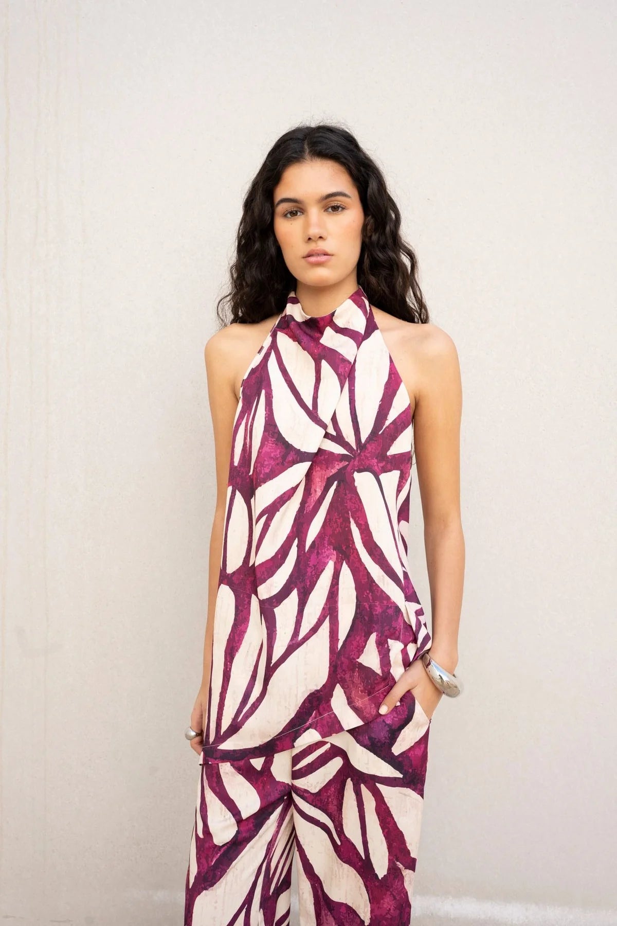 Top Halter Estampado