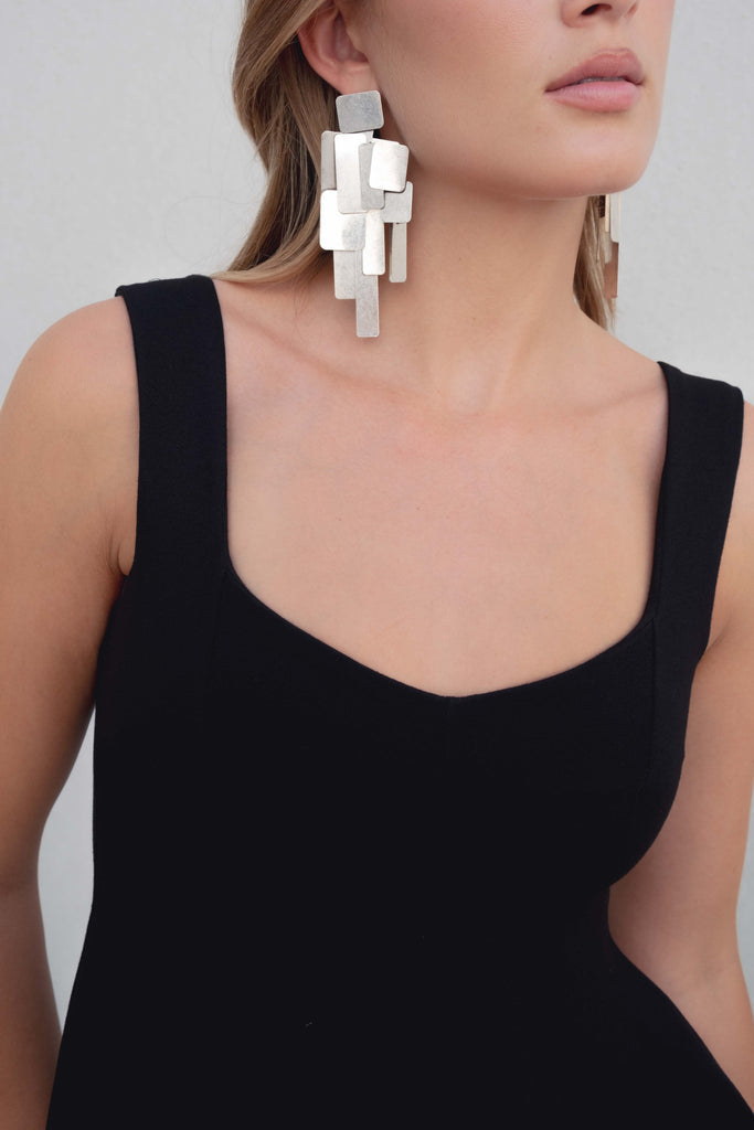 Top Malha Peplum Preto