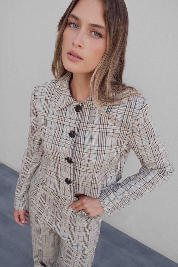 Casaco Cropped Estampado