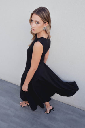 Vestido Midi Clássico Preto