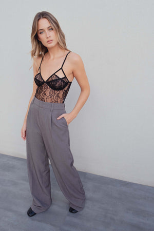 Body de Renda Preto