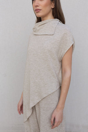 Camisola Estilo Poncho Malha