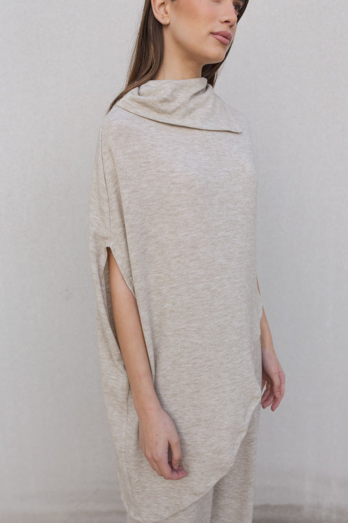 Camisola Estilo Poncho Malha