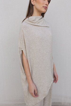 Camisola Estilo Poncho Malha
