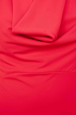 Vestido de Festa Vermelho Pormenor Costas