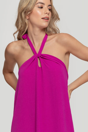 Vestido Halter Violeta