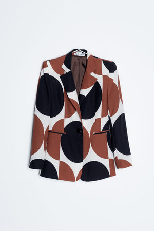 Blazer Estampado Cerimónia