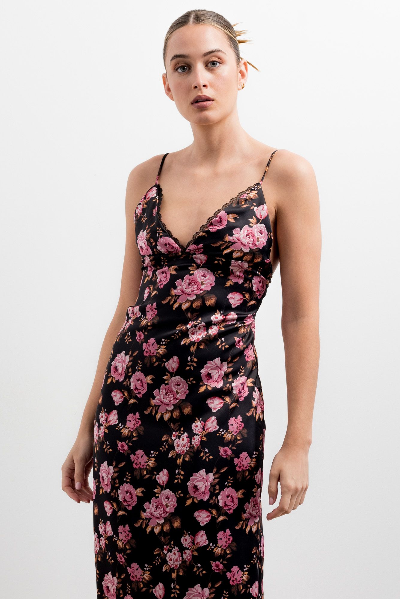 Vestido Alças Estampado Floral