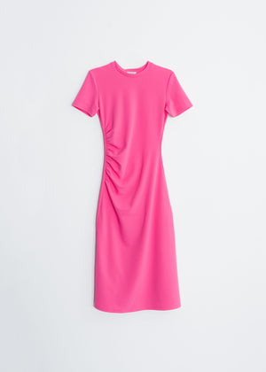 Vestido Midi Rosa